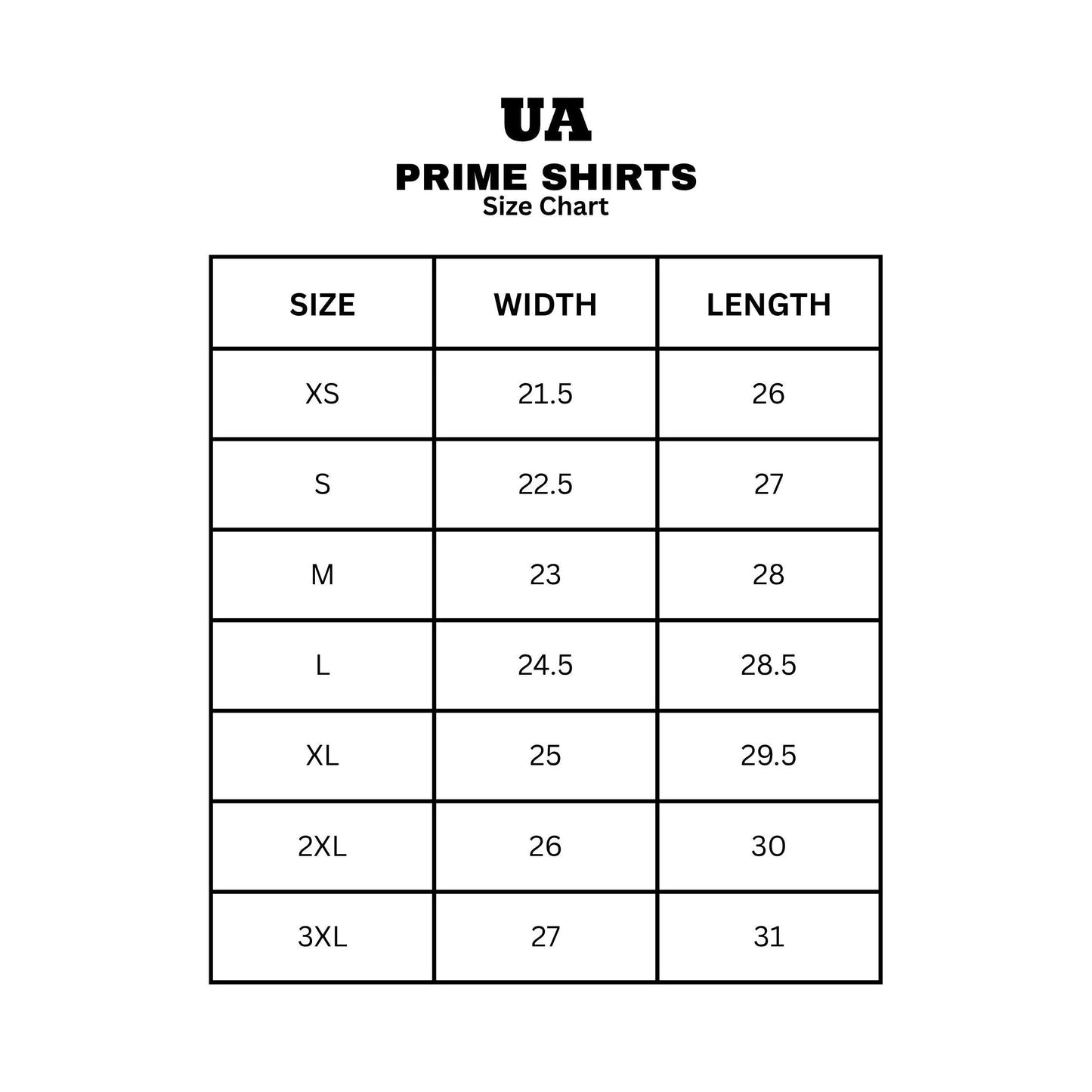 UA PRIME SHIRTS - Black on Black