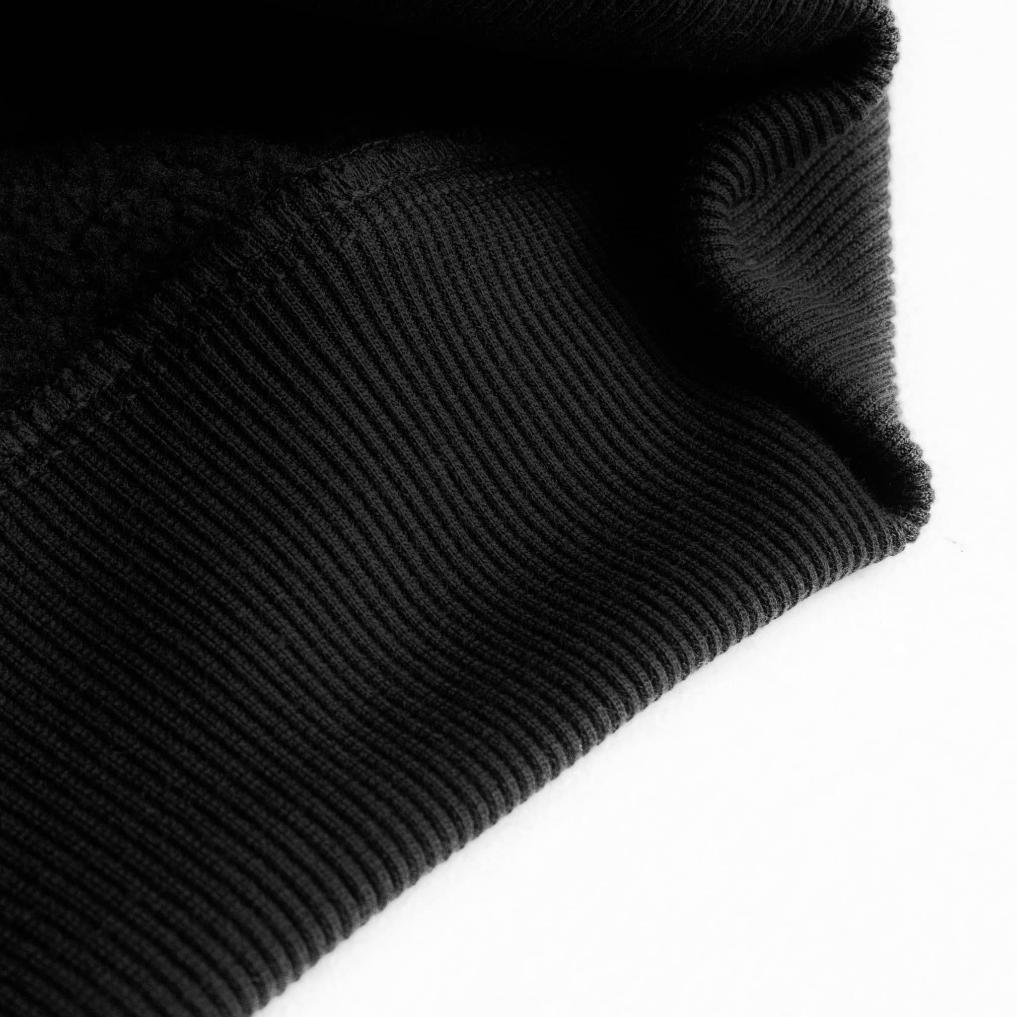 UA Prototype Cropped Hoodies - Obsidian Black