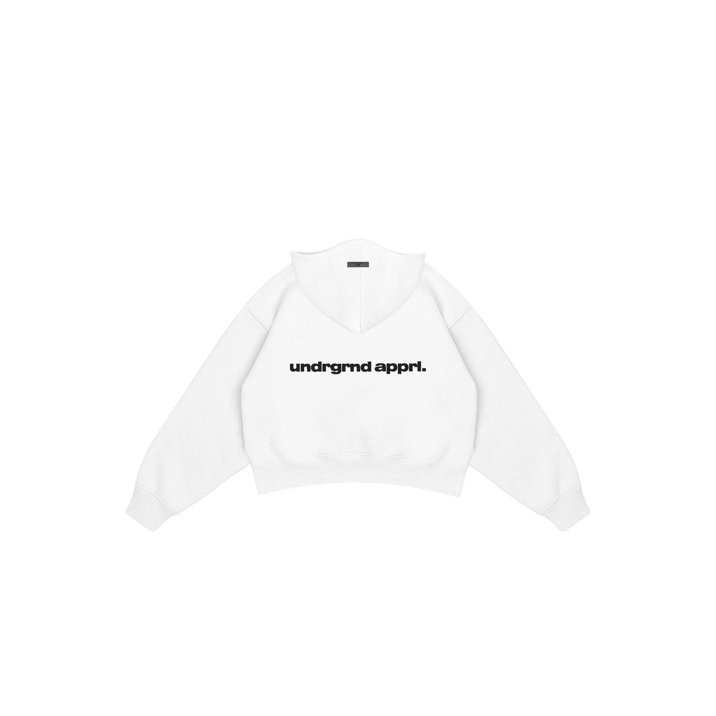 UA Prototype Cropped Hoodies - Soft Ivory White