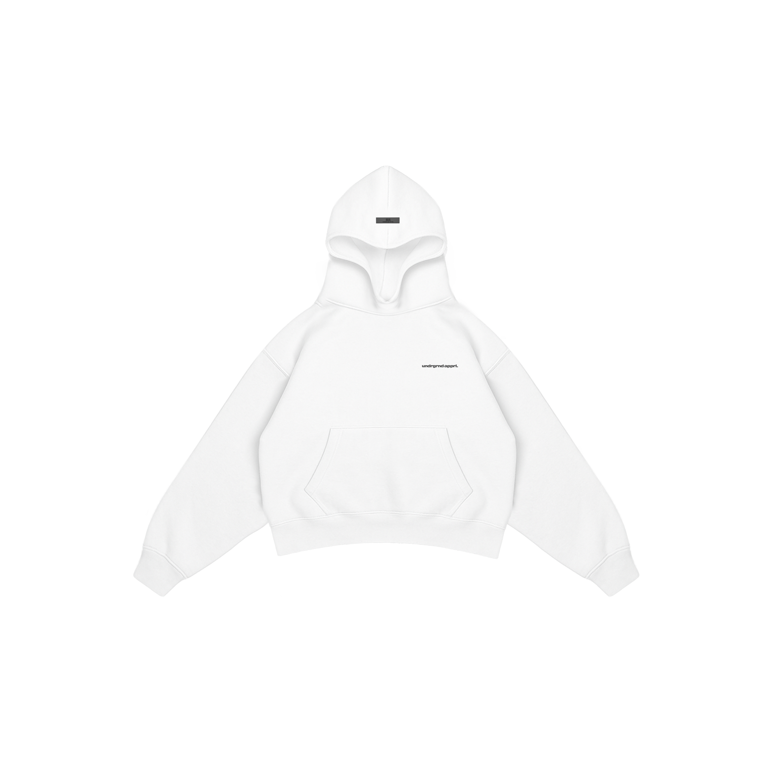 UA Prototype Cropped Hoodies - Soft Ivory White
