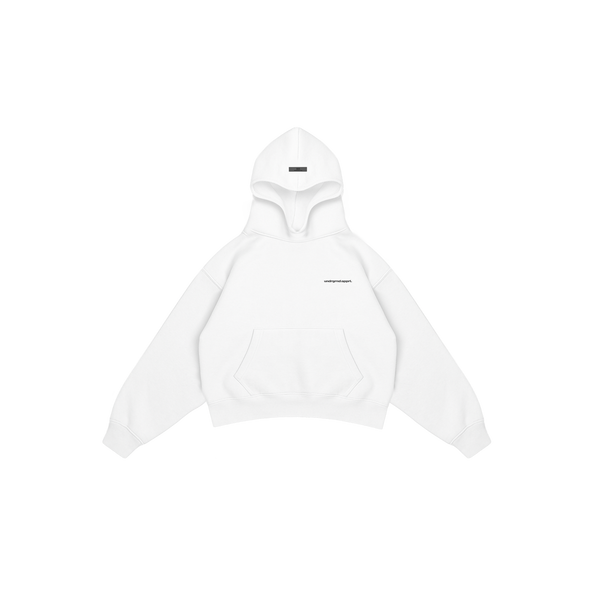 UA Prototype Cropped Hoodies - Soft Ivory White