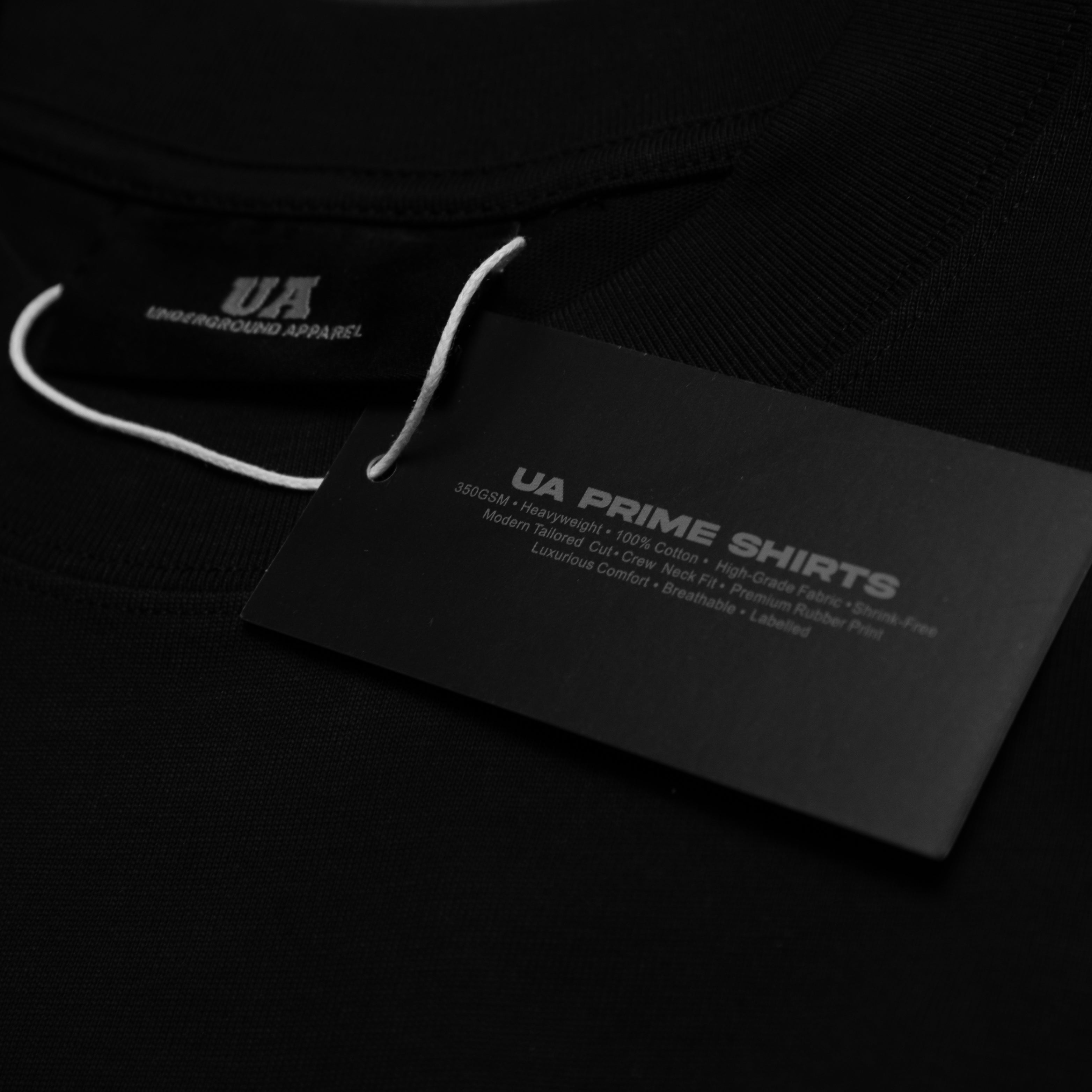 UA PRIME SHIRTS - Black on Black