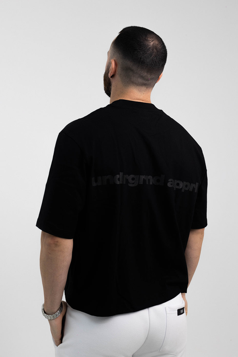 UA Cropped Tee - Classic Black