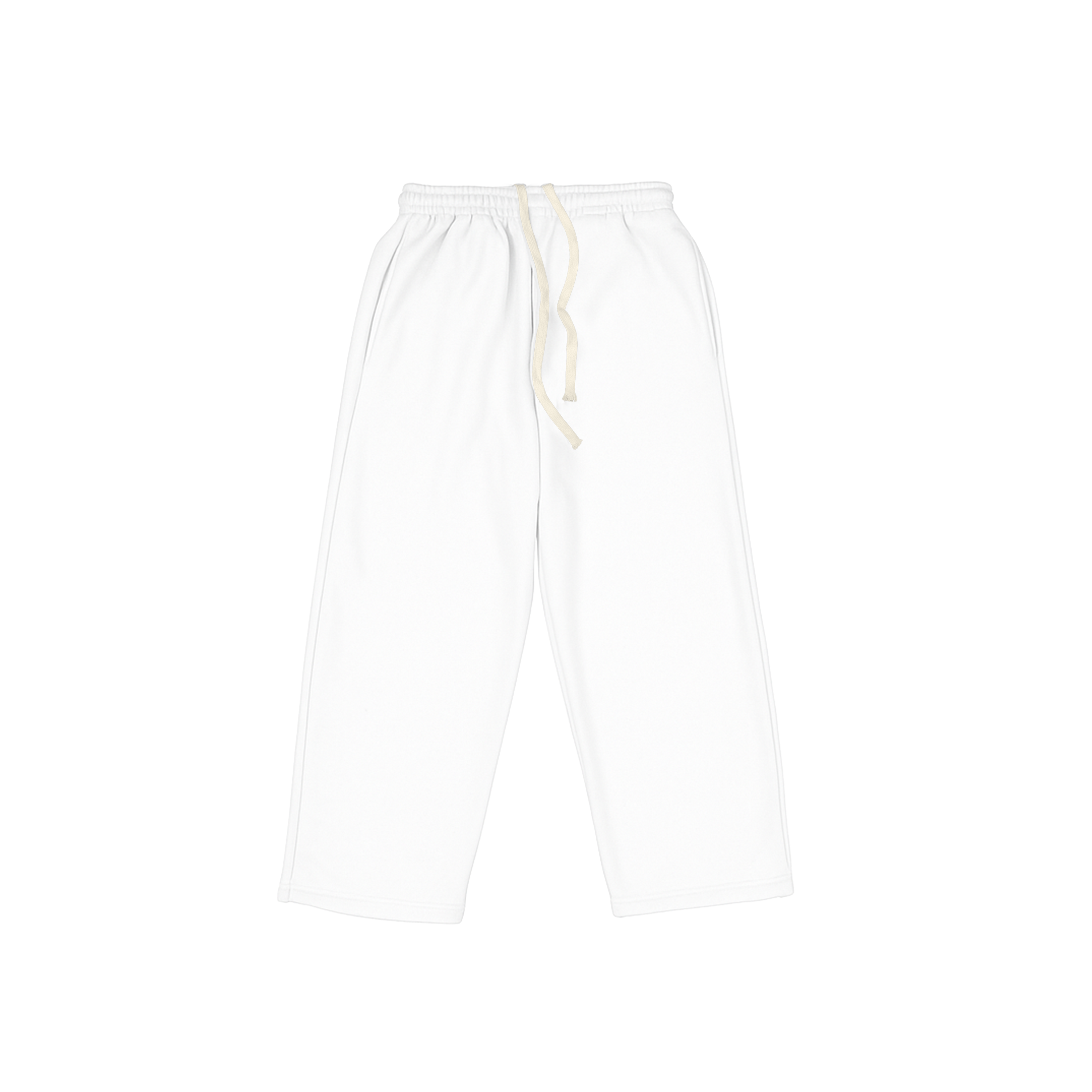 UA Plain Sweat Pants - Cloud White