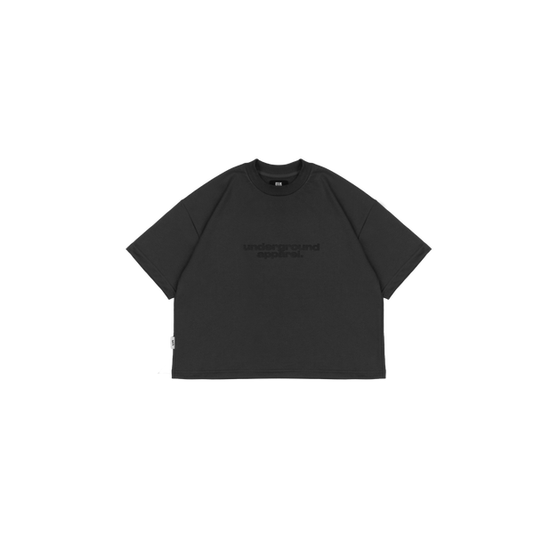 Box Tee Two Liner Iron Grey - French Terry Variant