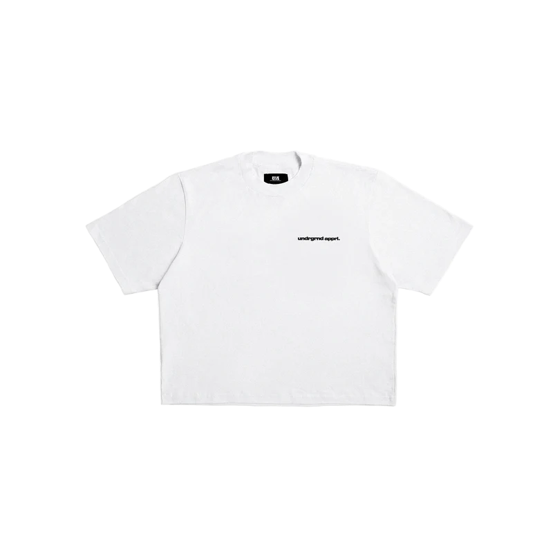 UA Cropped Tee - Classic White