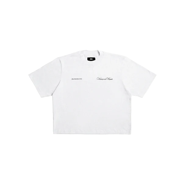 UA Cropped Tee - Elite Members Only White
