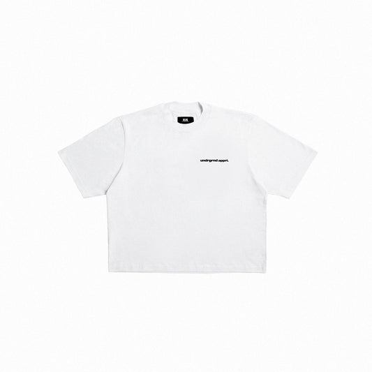 UA Cropped Tee - Classic White